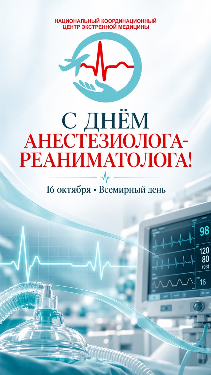16 октября — Всемирный день анестезиолога-реаниматолога
